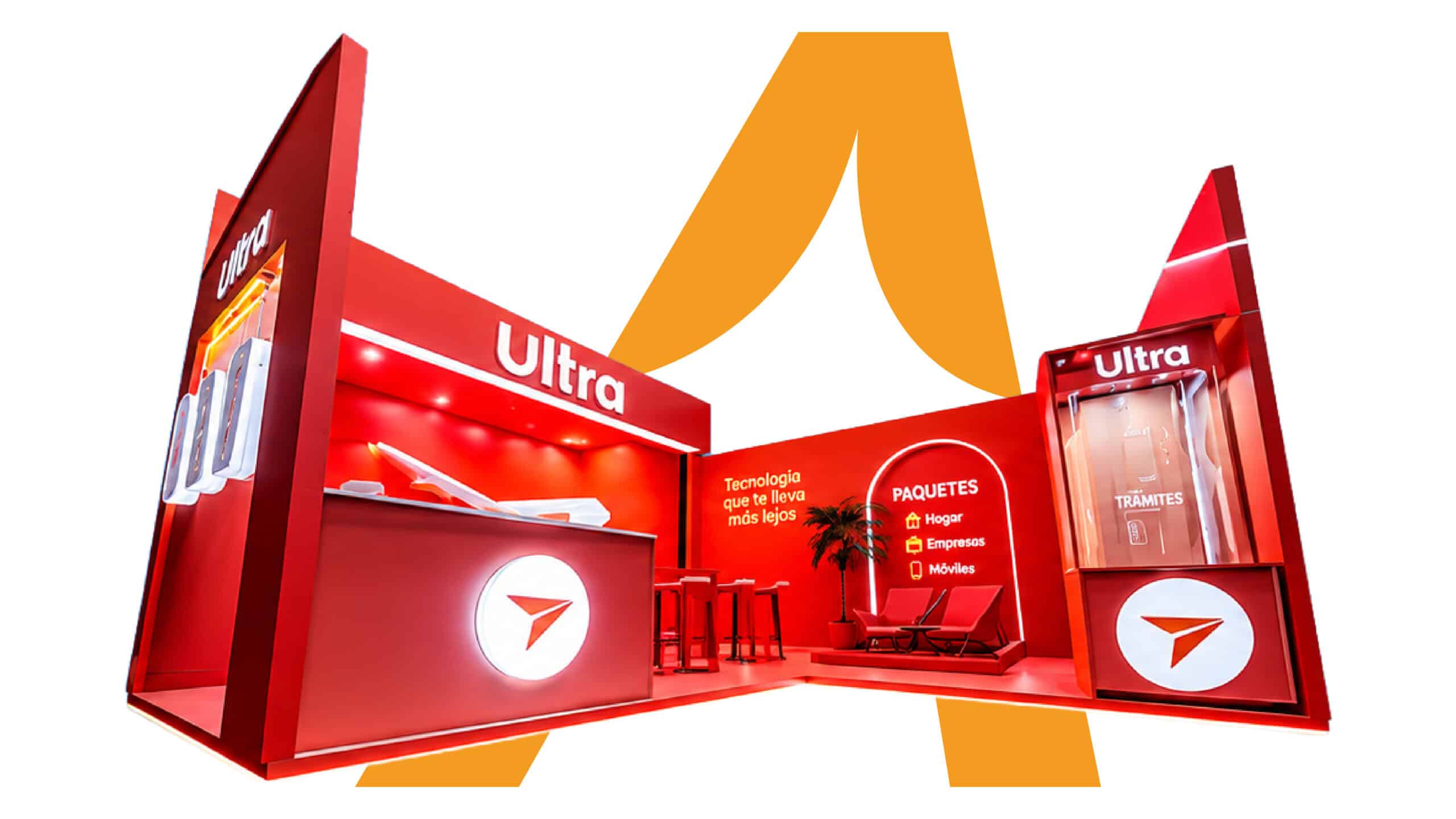Montajes especiales para stand de marca Ultra